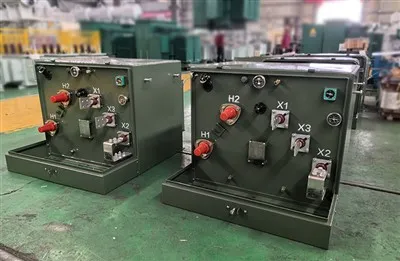 Transformator jednofazowy 500 KVA montowany na podkładce